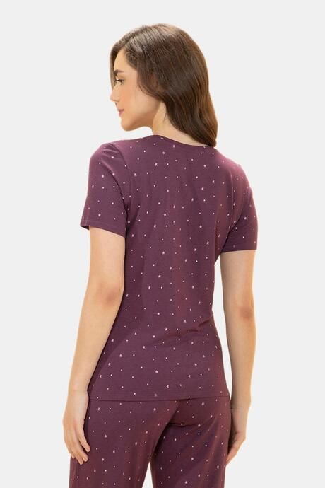 Amante Scoop Neck Sleep Tee - Moonlite Print — image 3